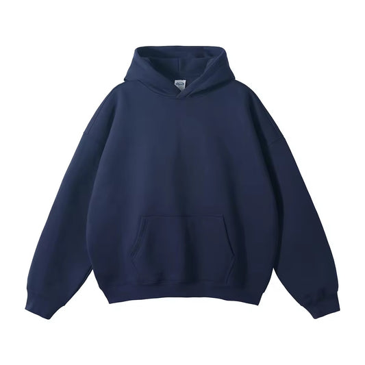 Men's    Puff Print Hoodie Gothic Streetwear High-Quality 450 Grams Cotton Heavyweight Pullover Sweatshirt