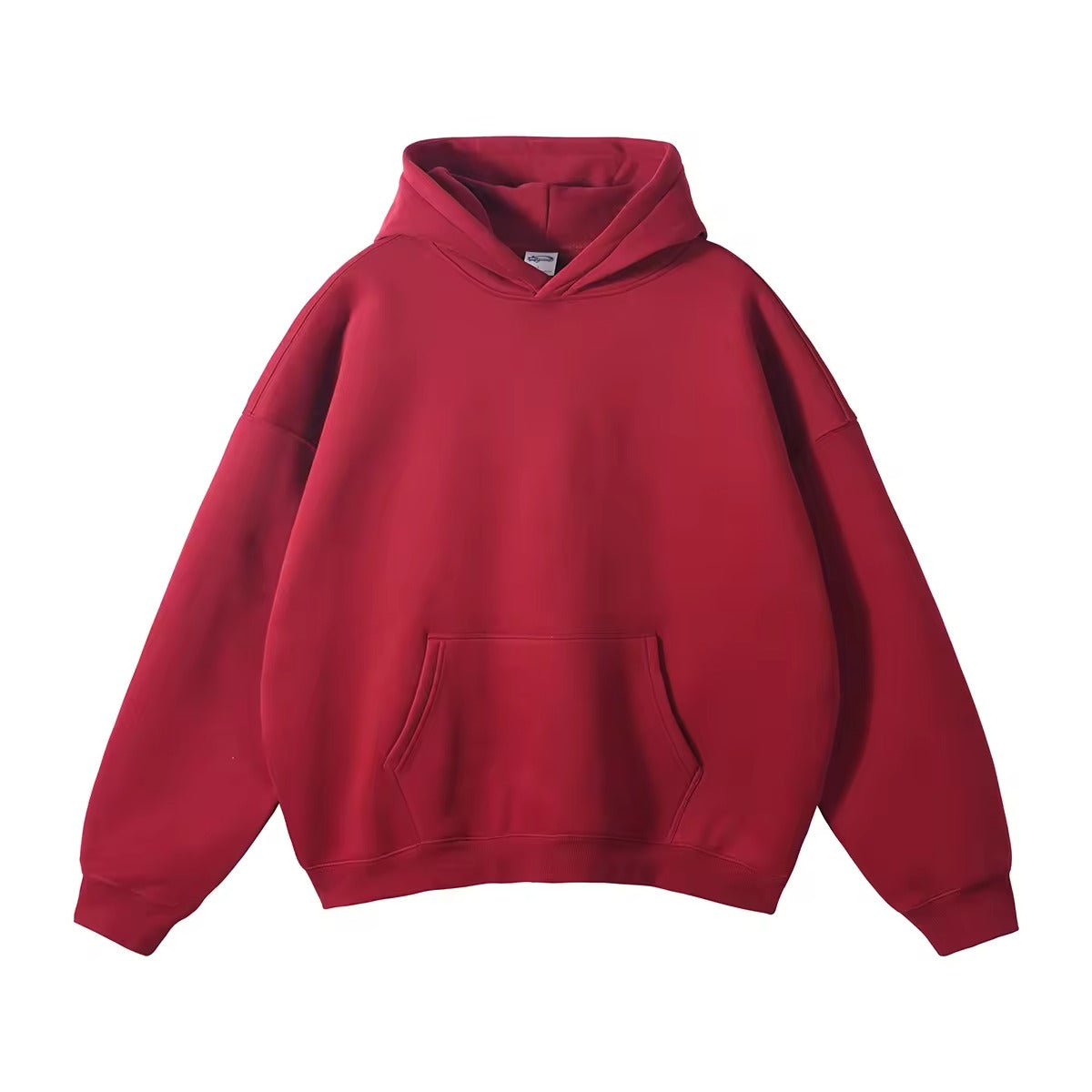 Hip Hop Autumn 360gsm Mid Weight Washed Fade Blank Loose 100% Cotton Outdoor Casual Drop Shoulder Men's Hoodie